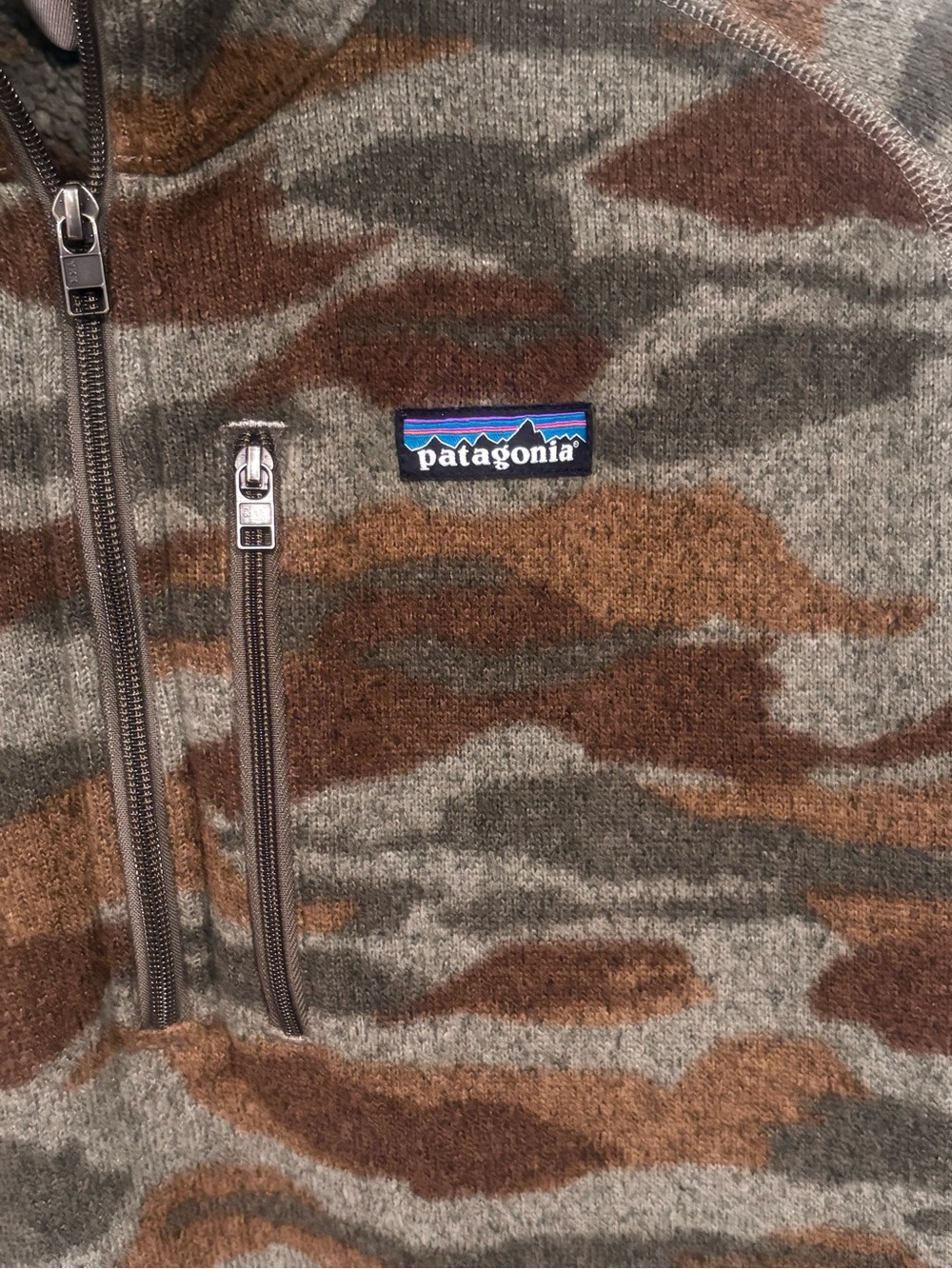 Patagonia Men’s Camouflage Synchilla 1/4-Zip Fleece - Picture 3 of 10